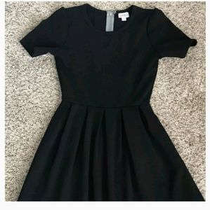LuLaRoe solid Black Amelia Dress